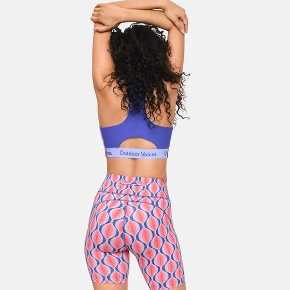 〰 RARE Outdoor Voices Retro Vapor Doing Things Sports Bra 〰