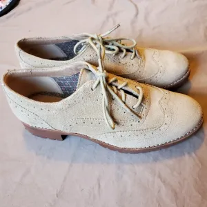 1) SPERRY Suede Oxford Wing Tip Sz. 6