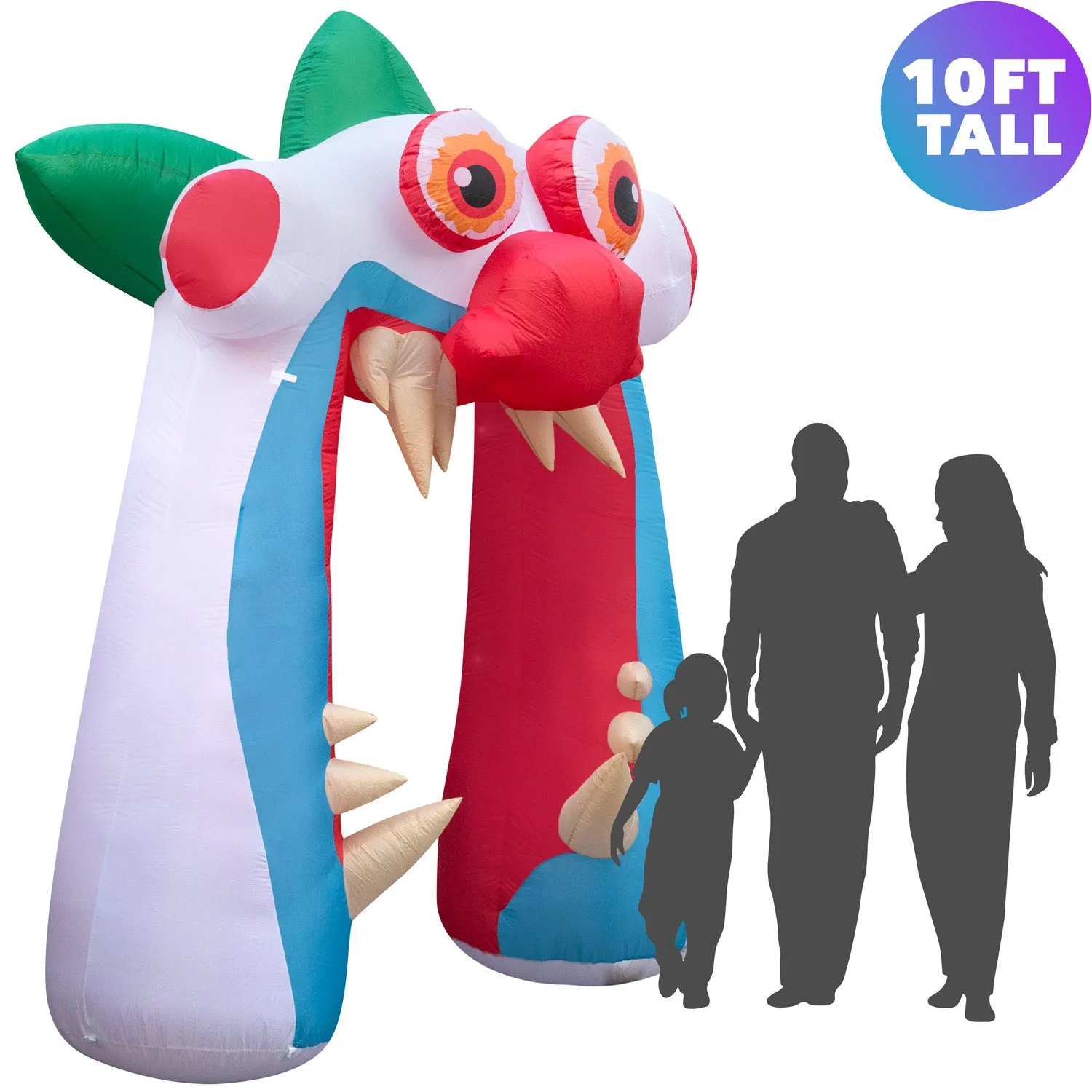 10 ft Clown Arch Halloween Inflatable