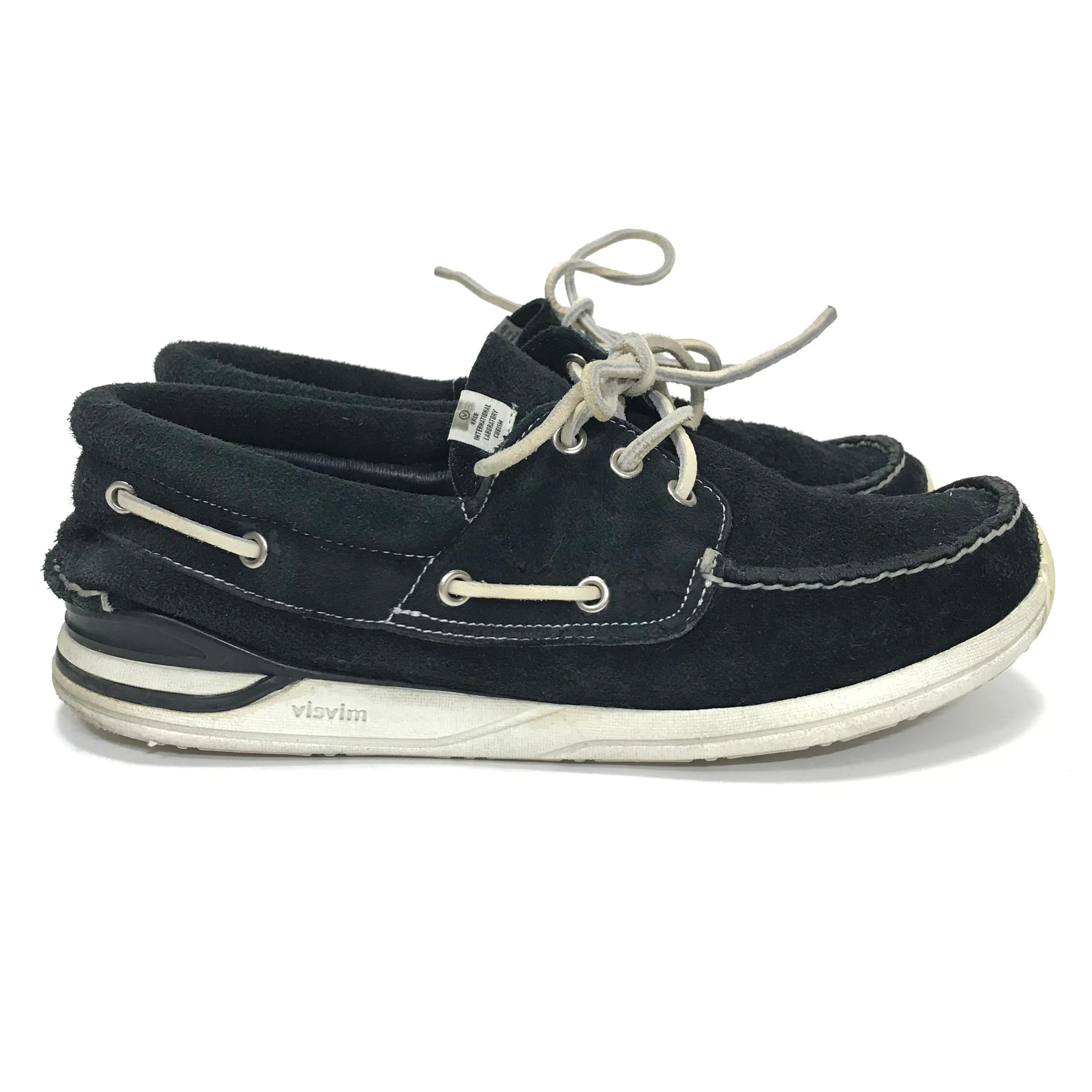 [10] Visvim Hockney Folk Suede Black