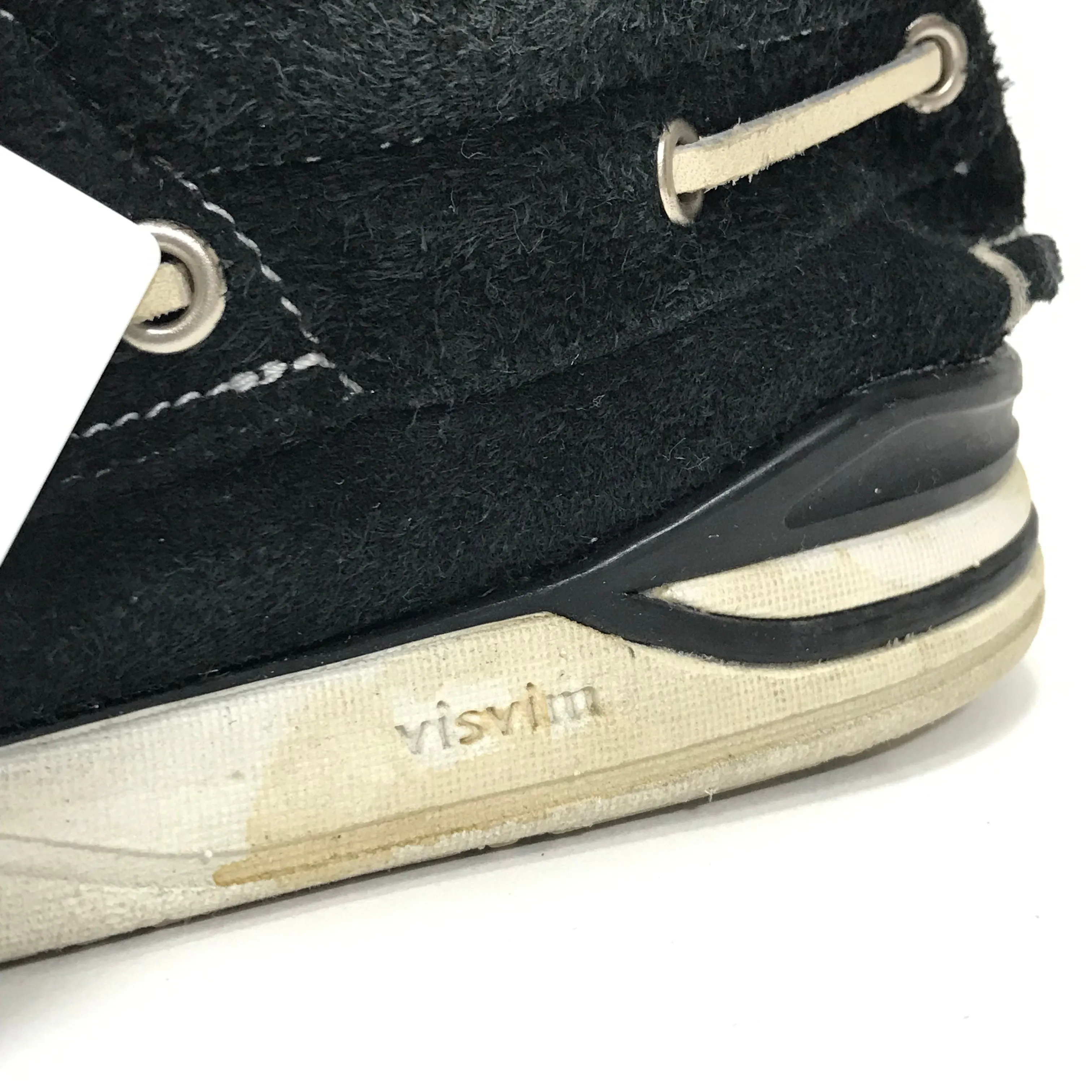 [10] Visvim Hockney Folk Suede Black