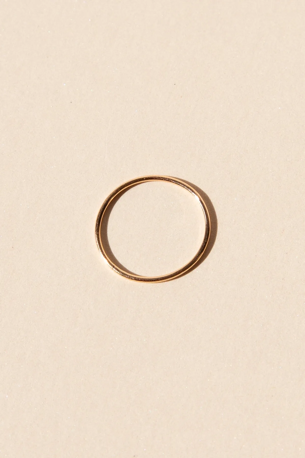 14K Stackable Ring - 1mm