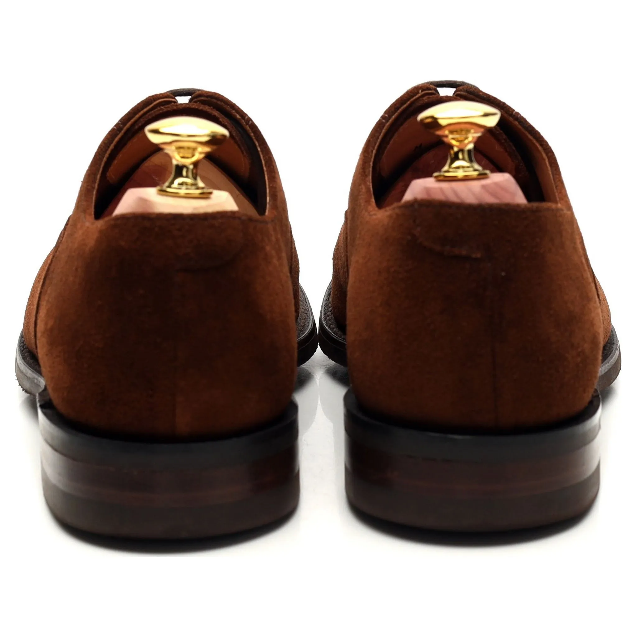 1880 'Cadogan' Brown Suede Oxford Brogue UK 7 F