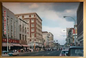 1970 4th Street Downtown Sioux City Canvas Art
