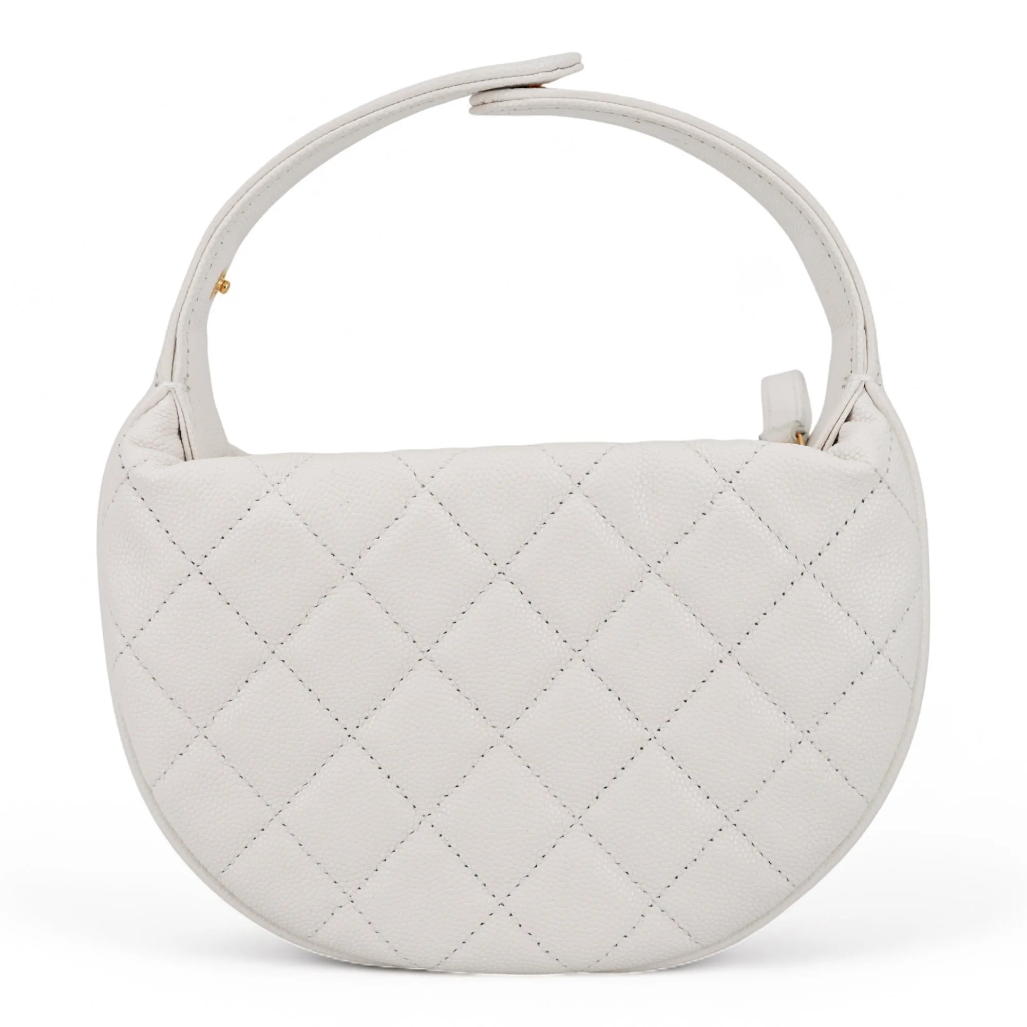 23B White Caviar Cargo Pouch with Handle