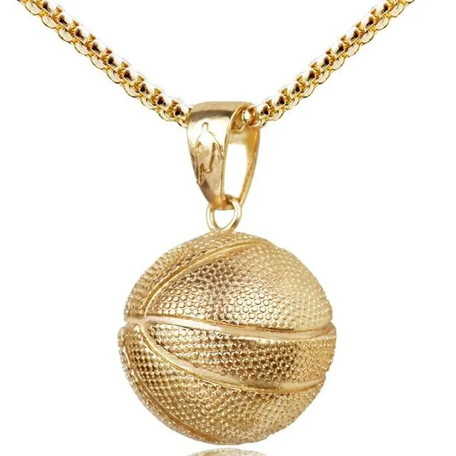 3D Basketball Necklaces