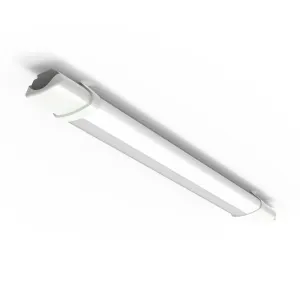 4lite Indoor Or Outdoor Twin LED Fully Weatherproof Batten 6ft/1800mm Length IP65 50w 6300lm Polycarbonate Body Cool White