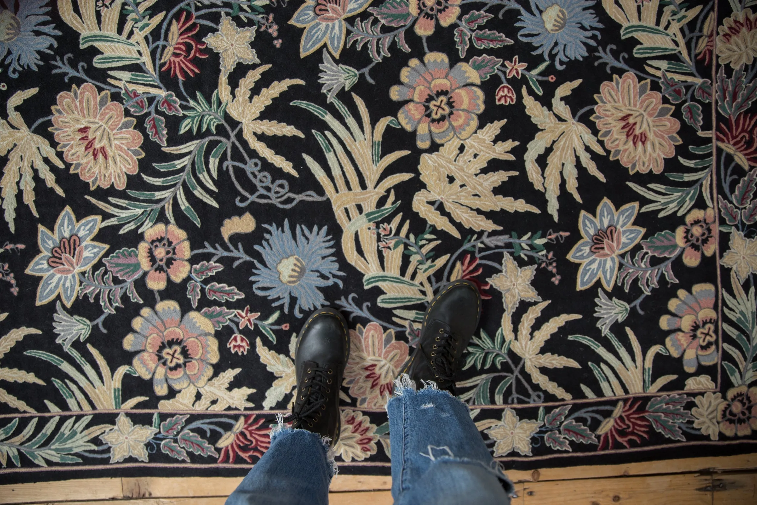4x6 Vintage Chainstitch Rug