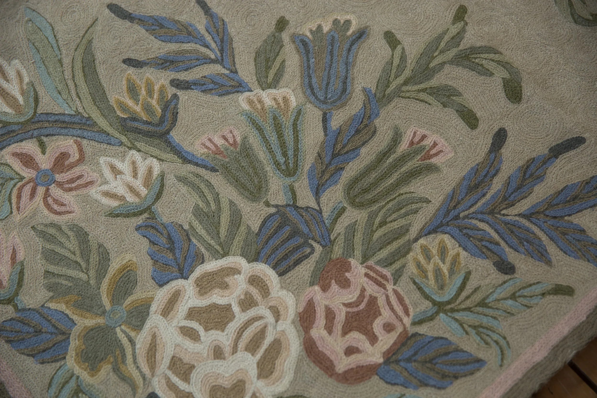 4x6 Vintage Chainstitch Rug