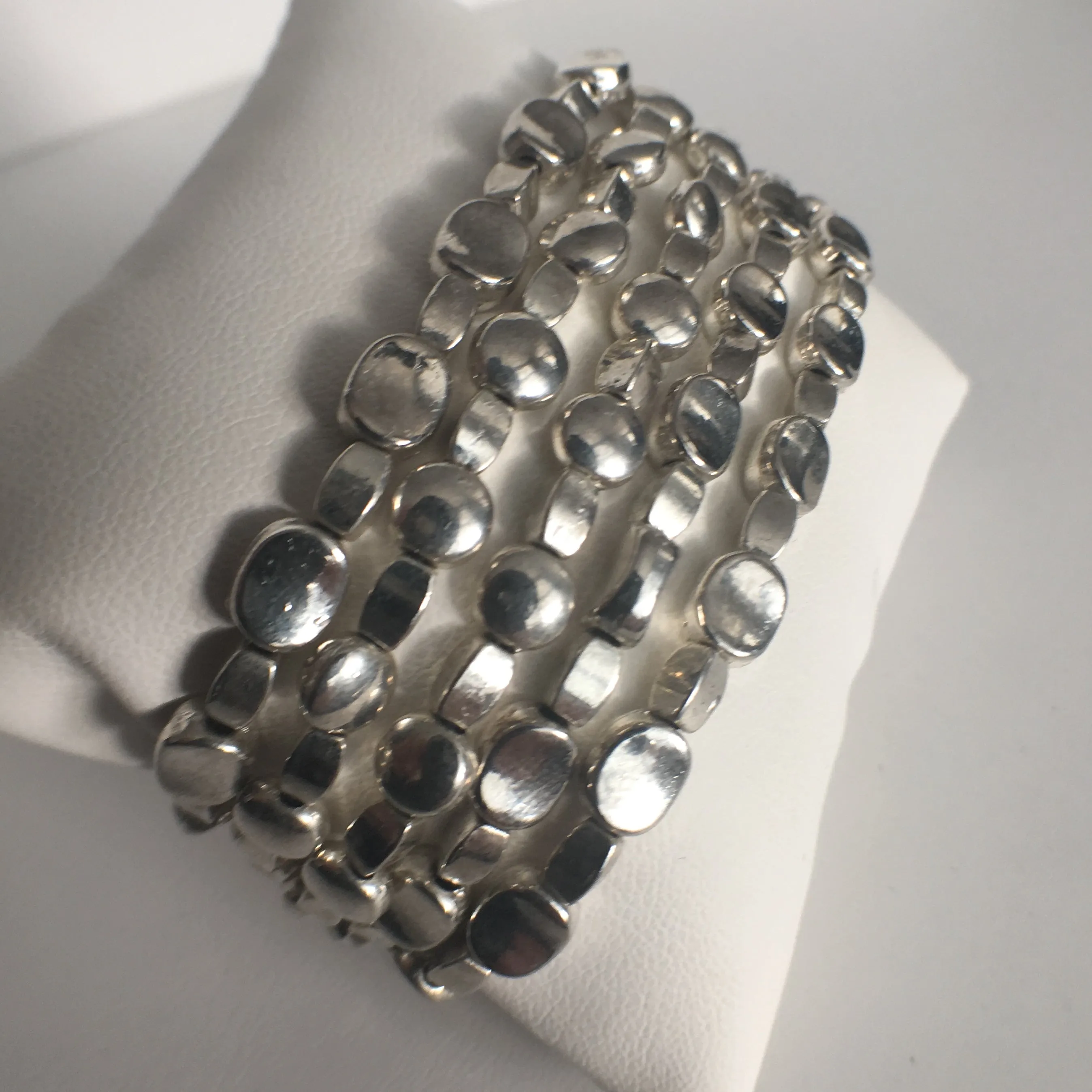 5 Strand Nugget Wrap Bracelet