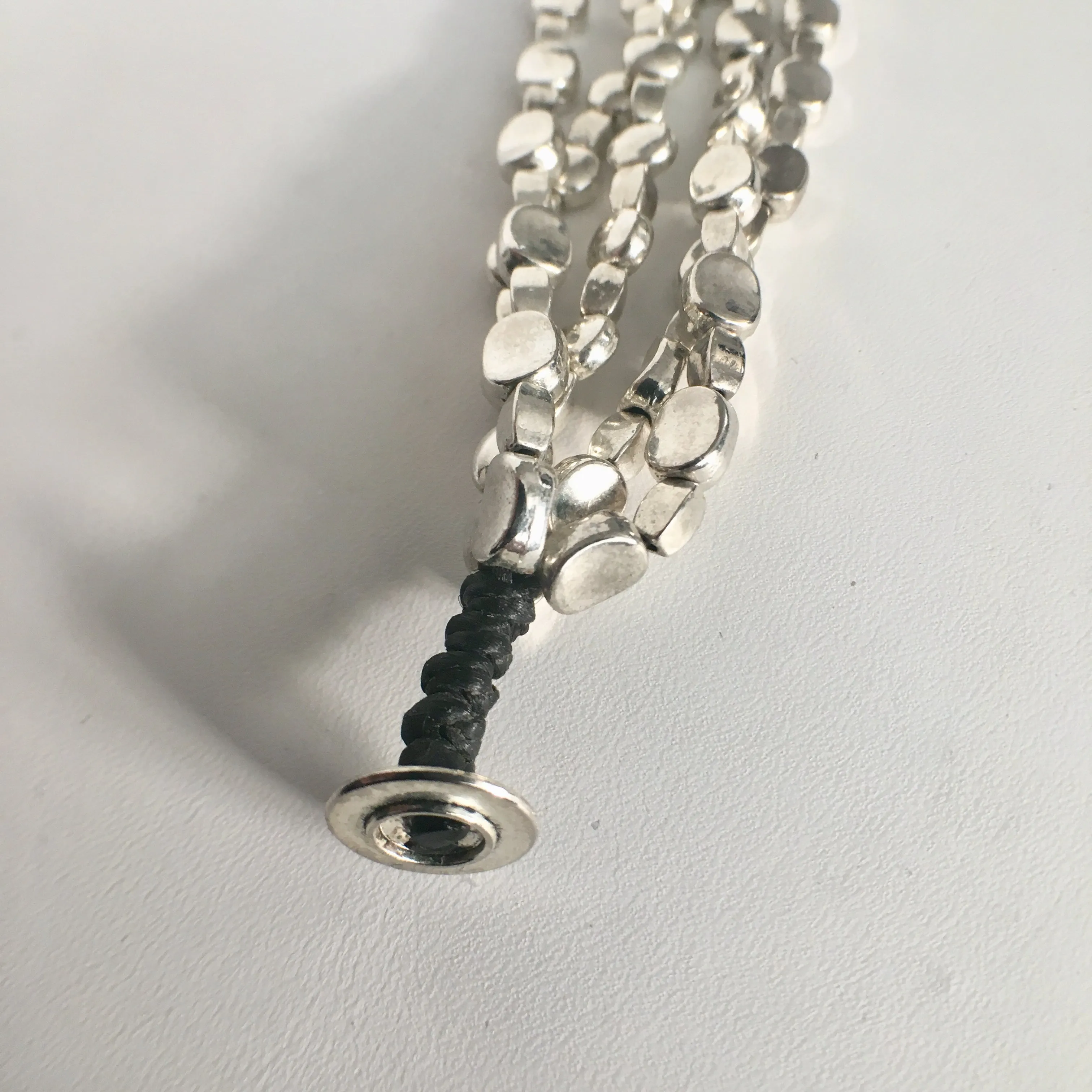 5 Strand Nugget Wrap Bracelet
