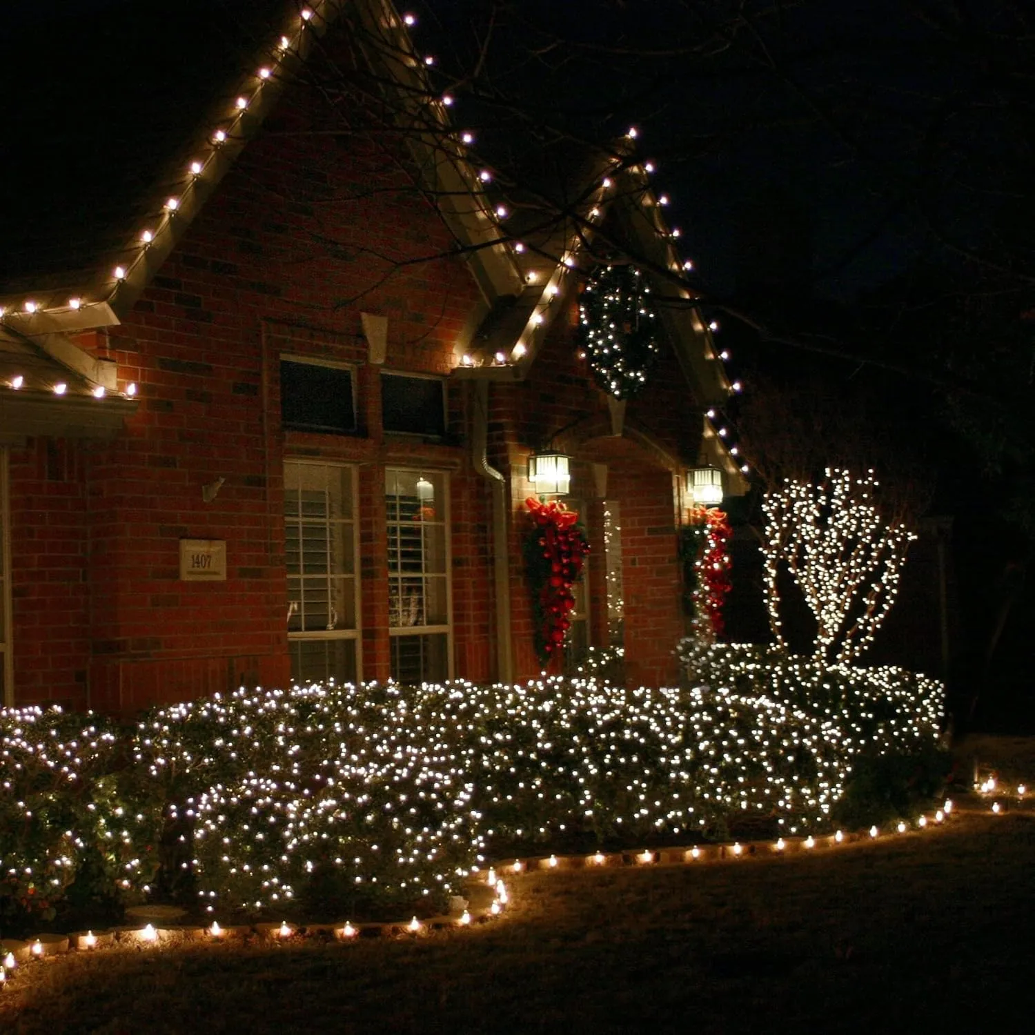 50 LED Christmas Mini String Lights - 16 ft Waterproof Battery Operated