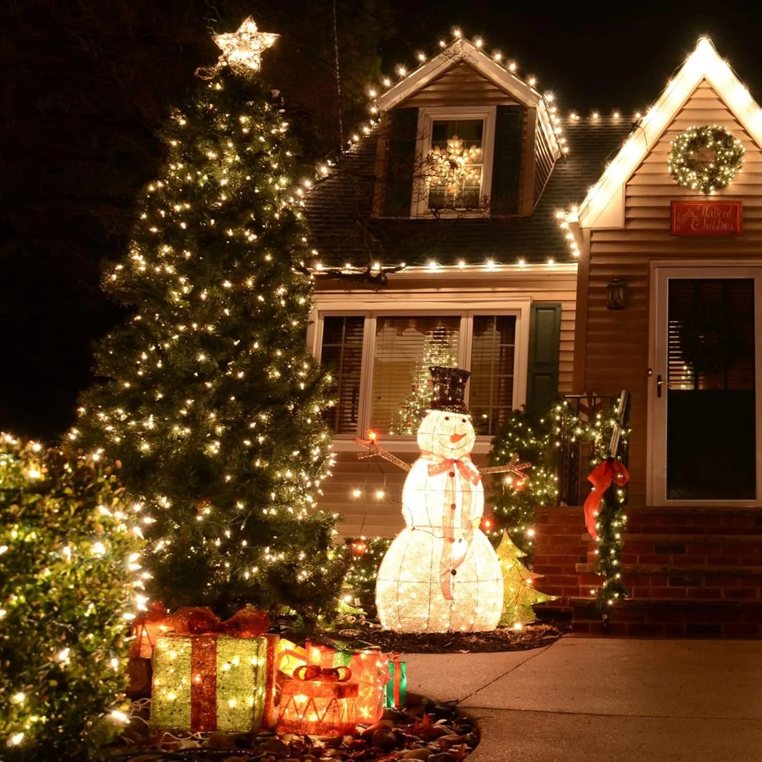 50 LED Christmas Mini String Lights - 16 ft Waterproof Battery Operated