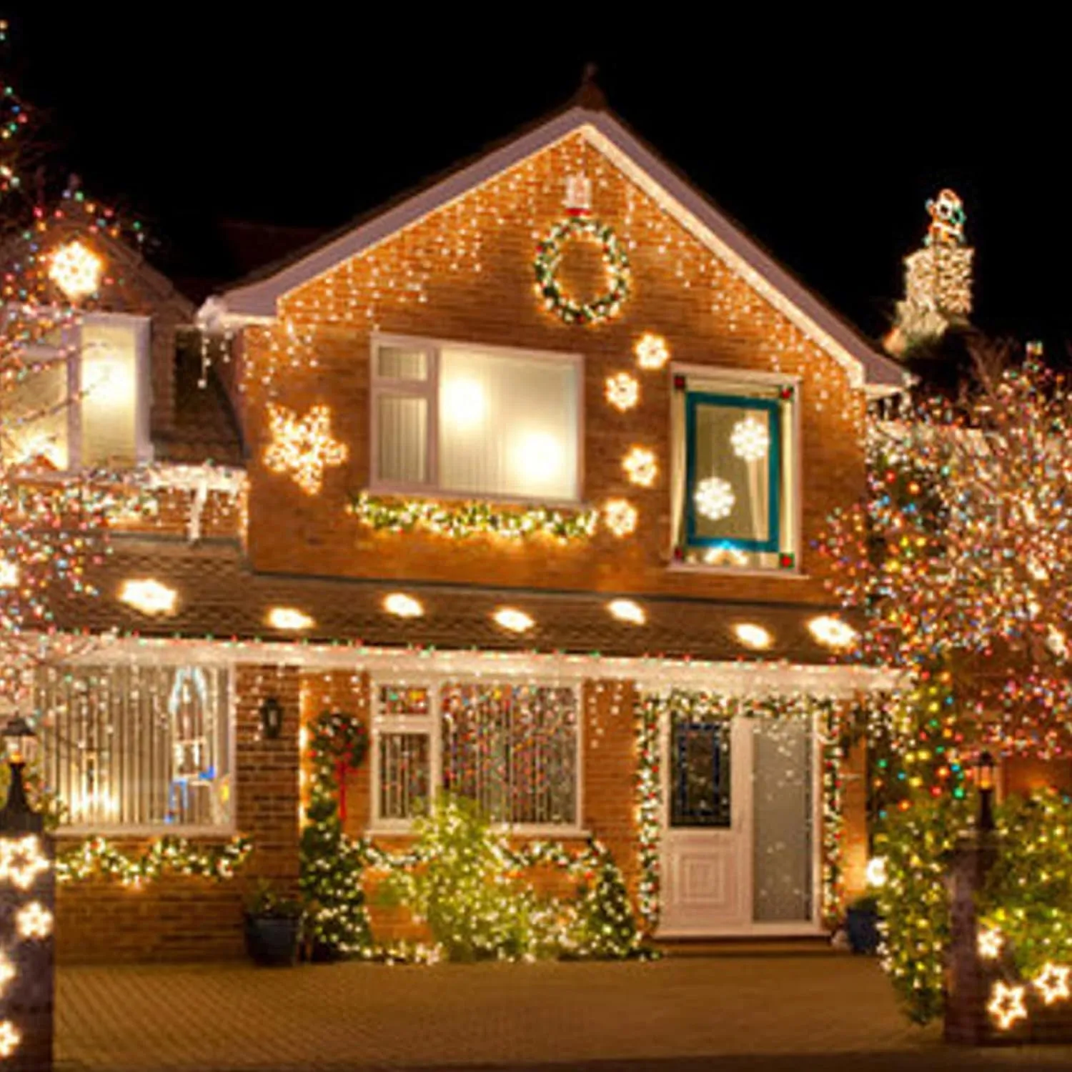 50 LED Christmas Mini String Lights - 16 ft Waterproof Battery Operated