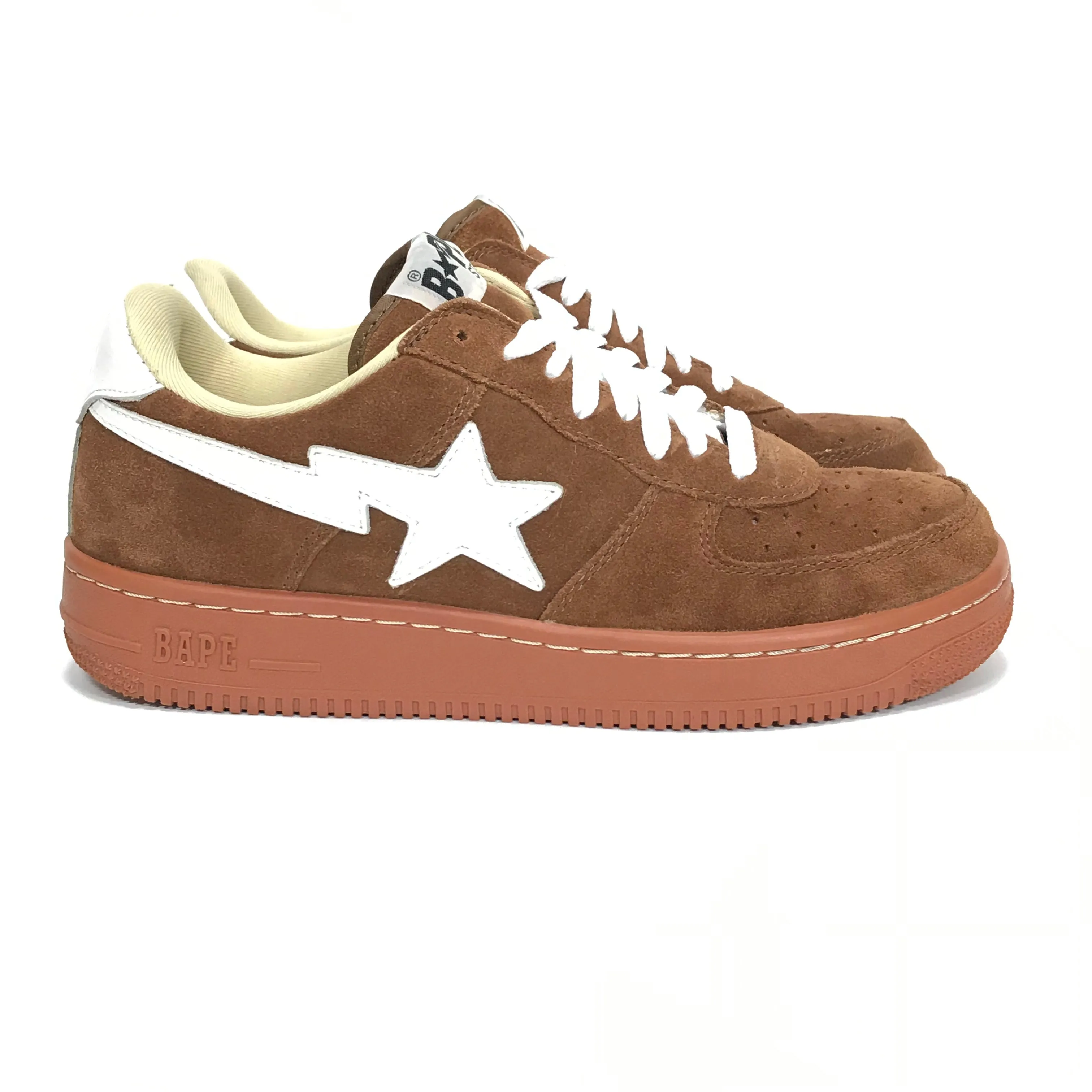 [9] A Bathing Ape Bape Sta OG Brown Suede