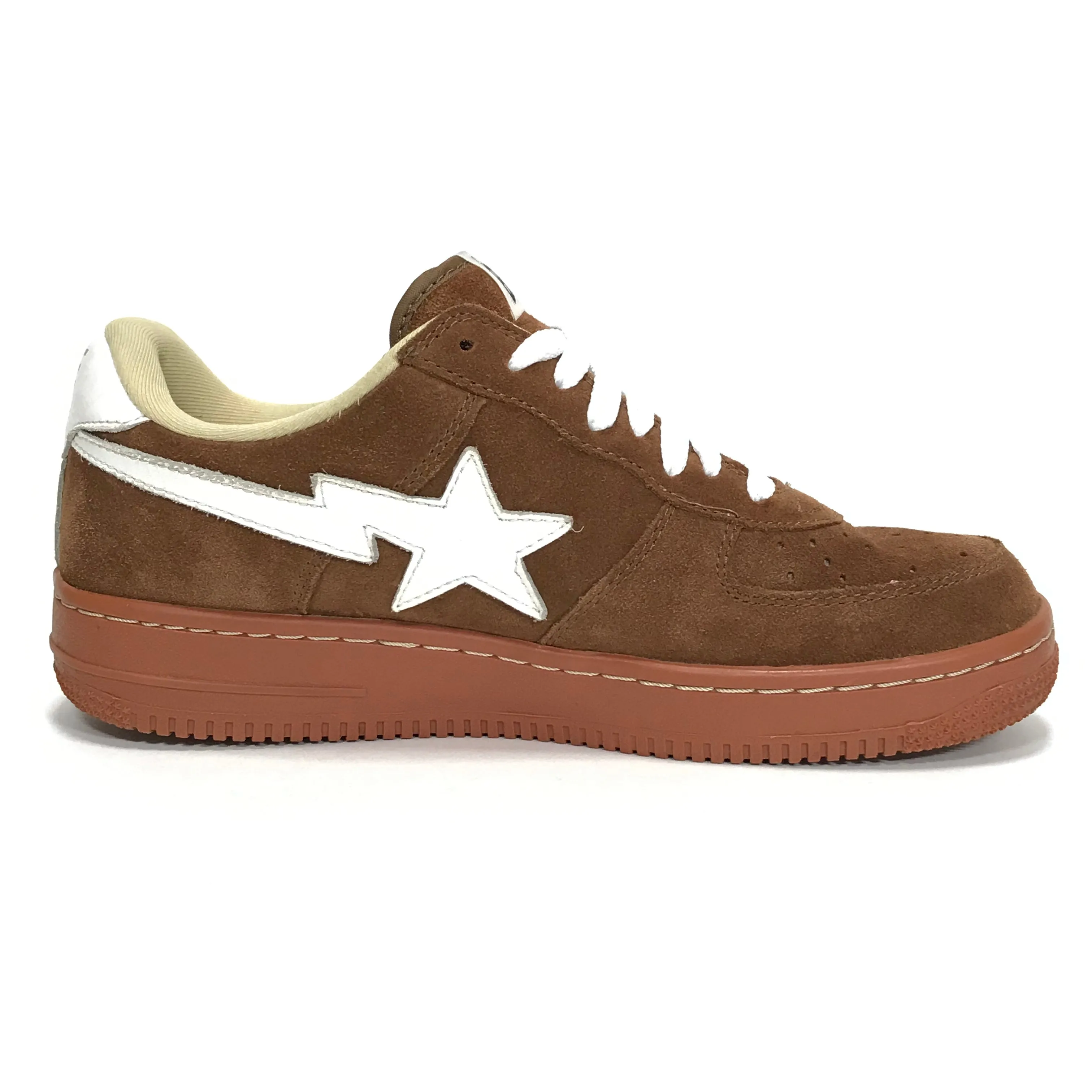 [9] A Bathing Ape Bape Sta OG Brown Suede