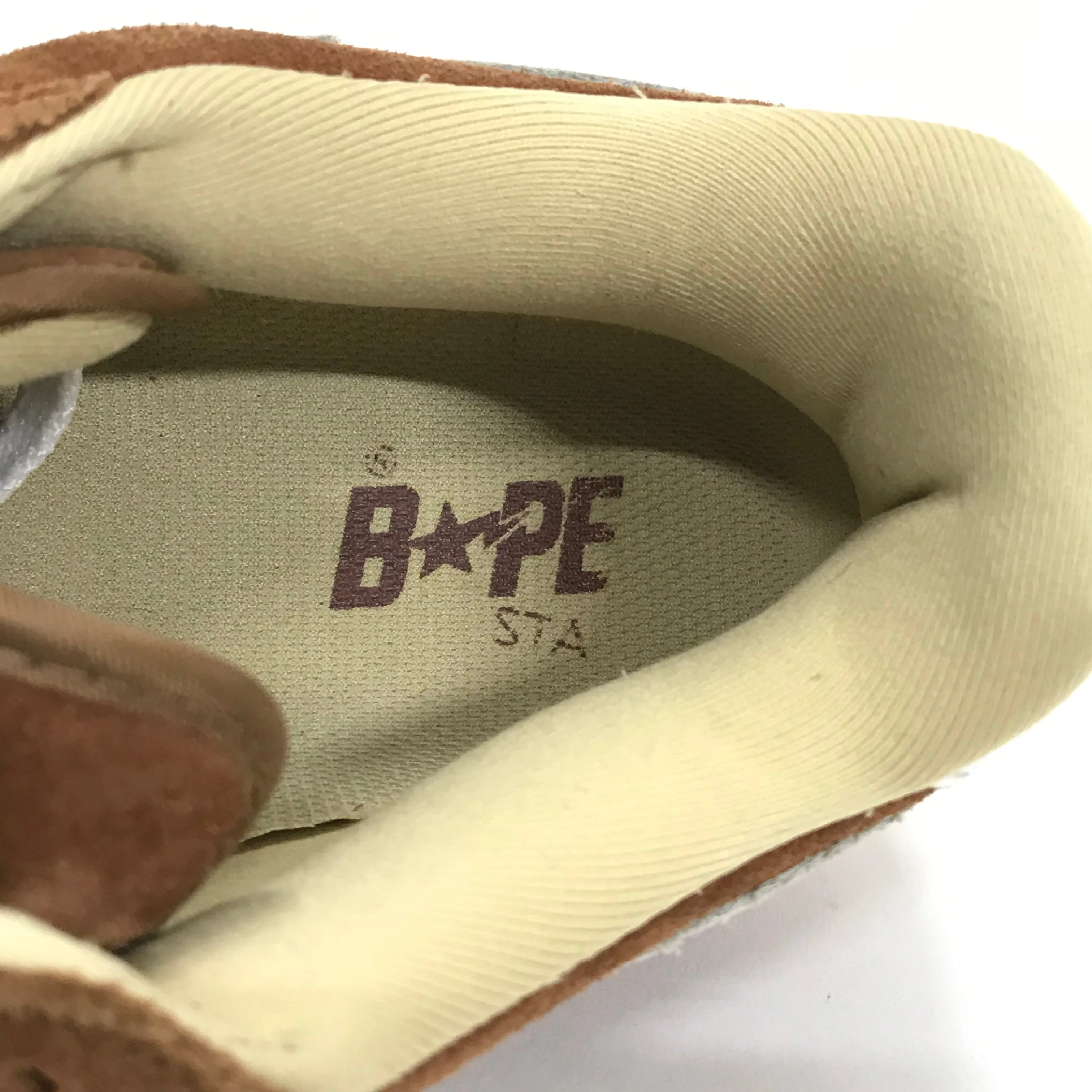 [9] A Bathing Ape Bape Sta OG Brown Suede