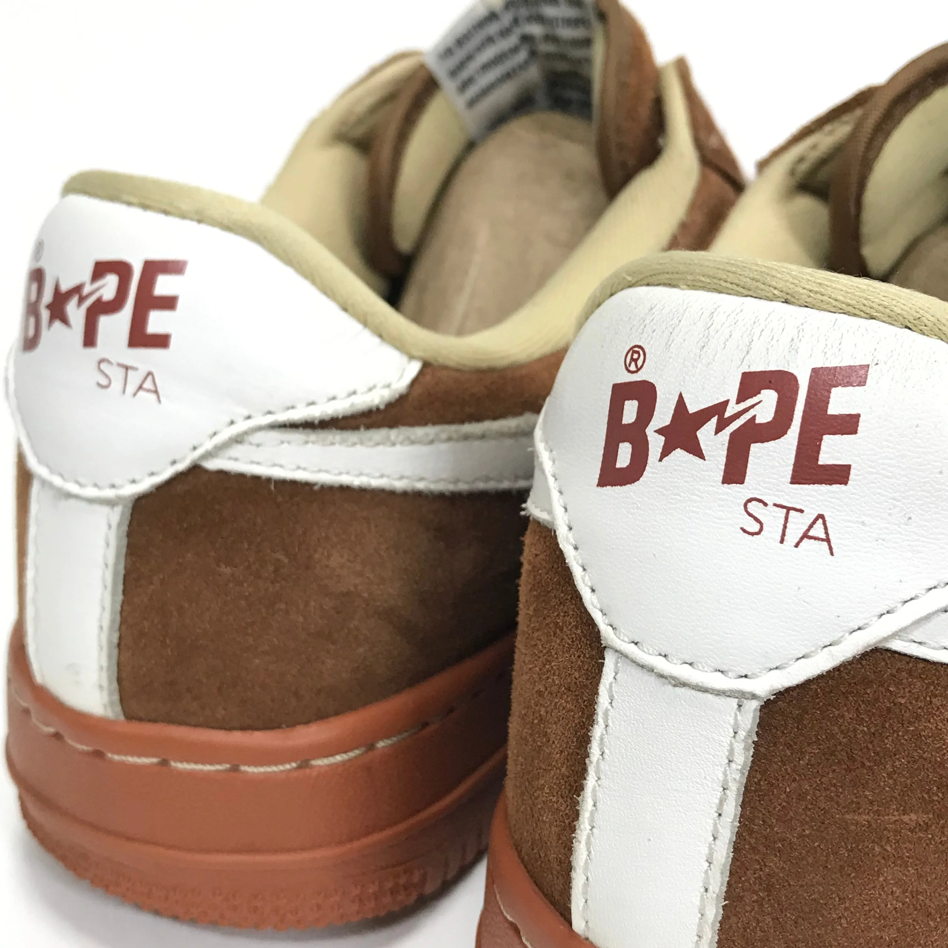 [9] A Bathing Ape Bape Sta OG Brown Suede