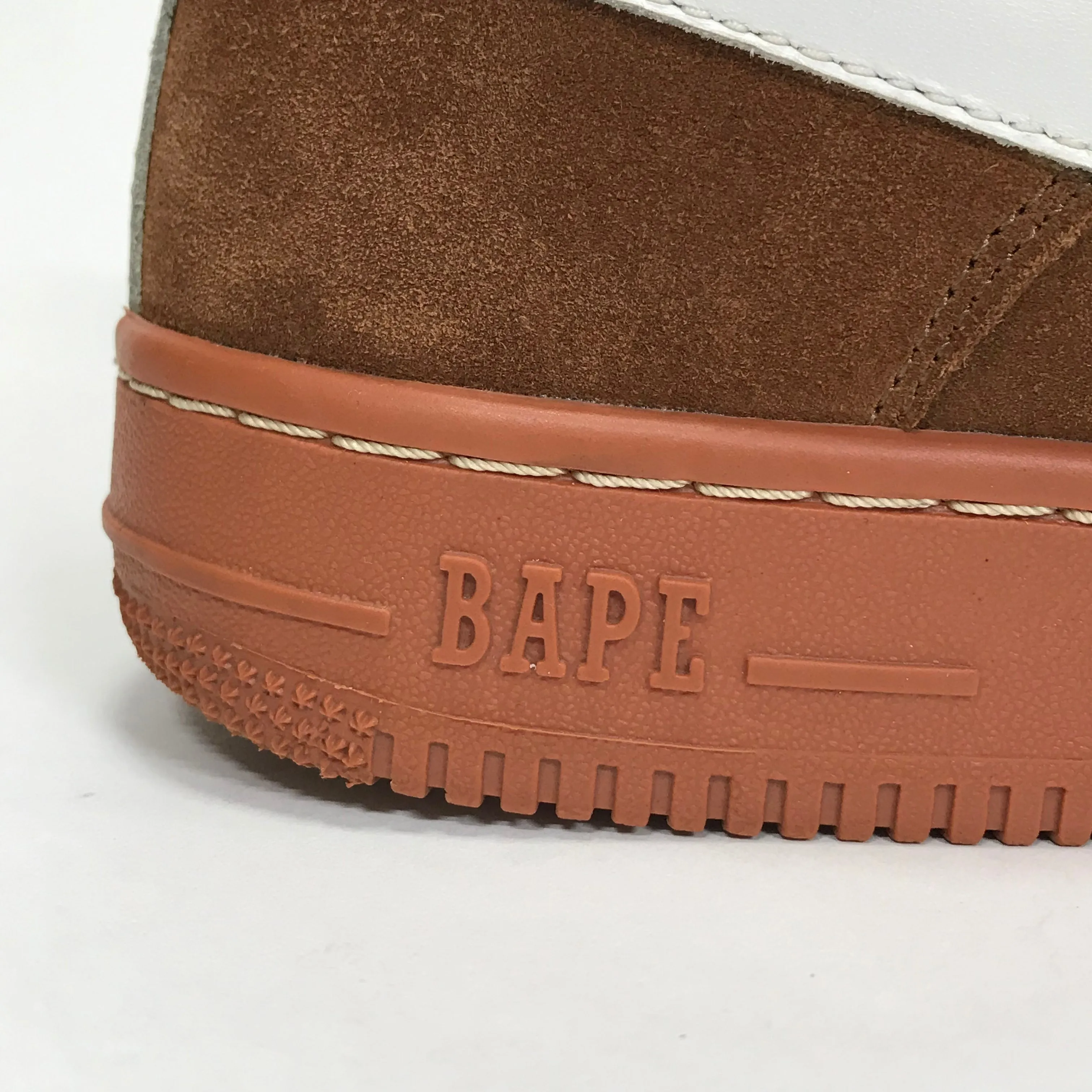 [9] A Bathing Ape Bape Sta OG Brown Suede