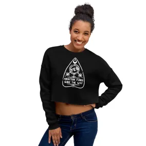 Abortion Funds Shape the Future Crop Sweatshirt - Black