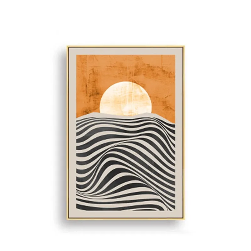 Abstract Geometric Canvas Wall Art