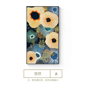 Abstract style Flowers Wall Art