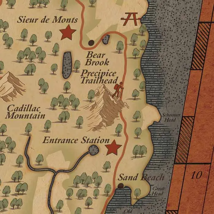 Acadia National Park Map
