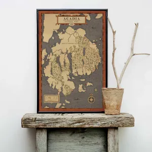 Acadia National Park Map
