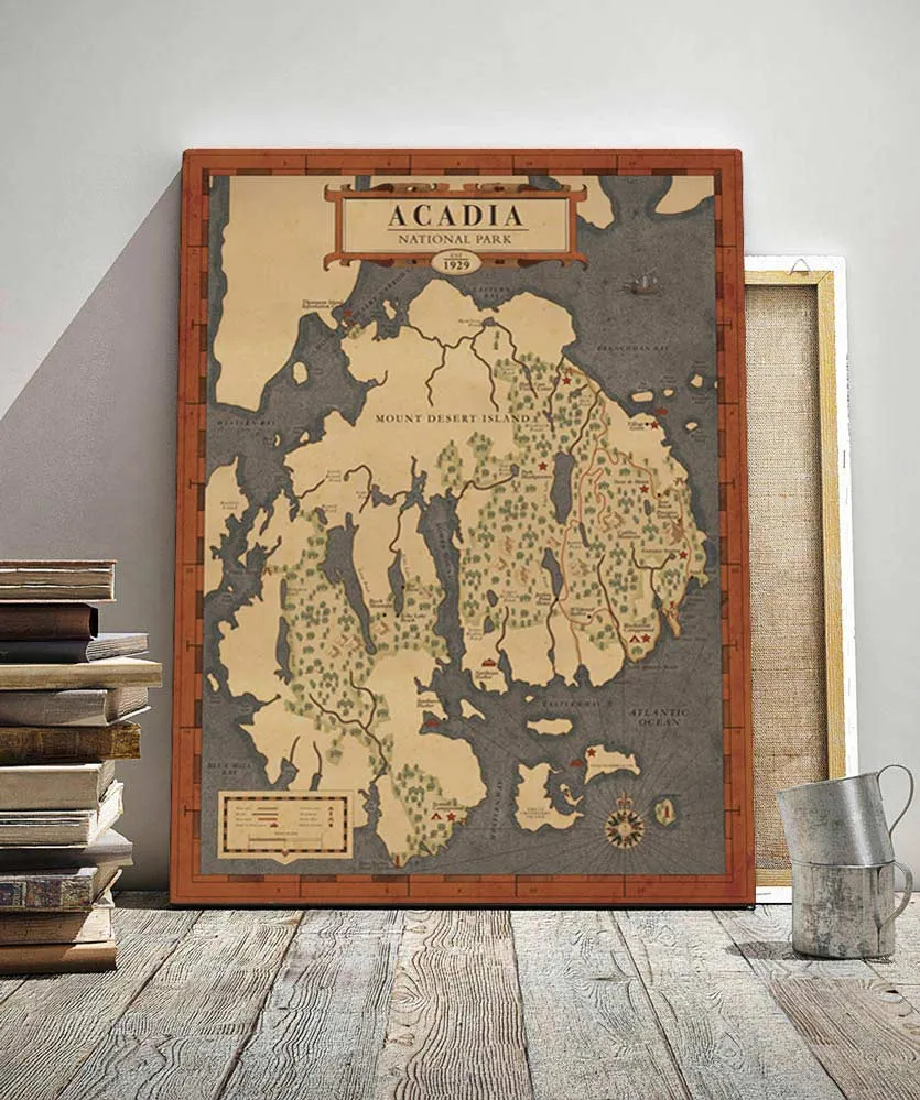 Acadia National Park Map