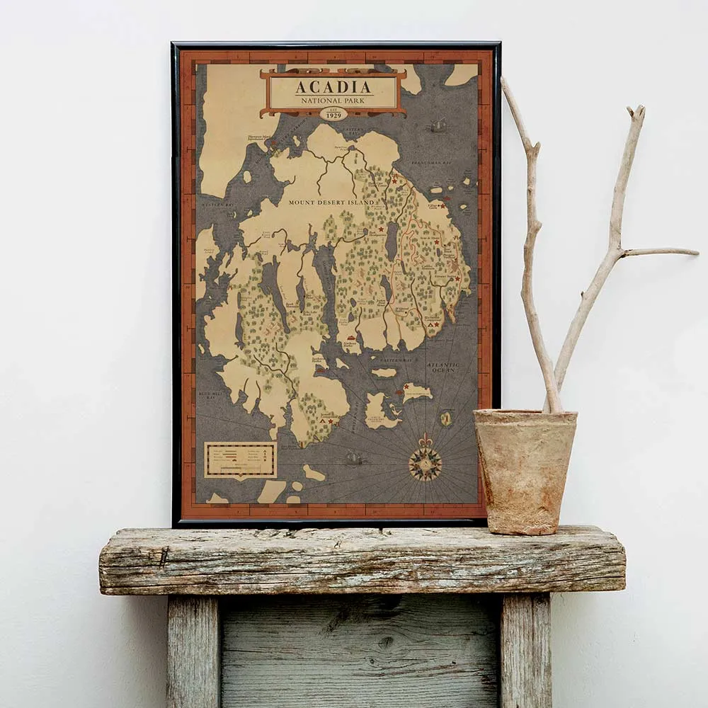 Acadia National Park Map