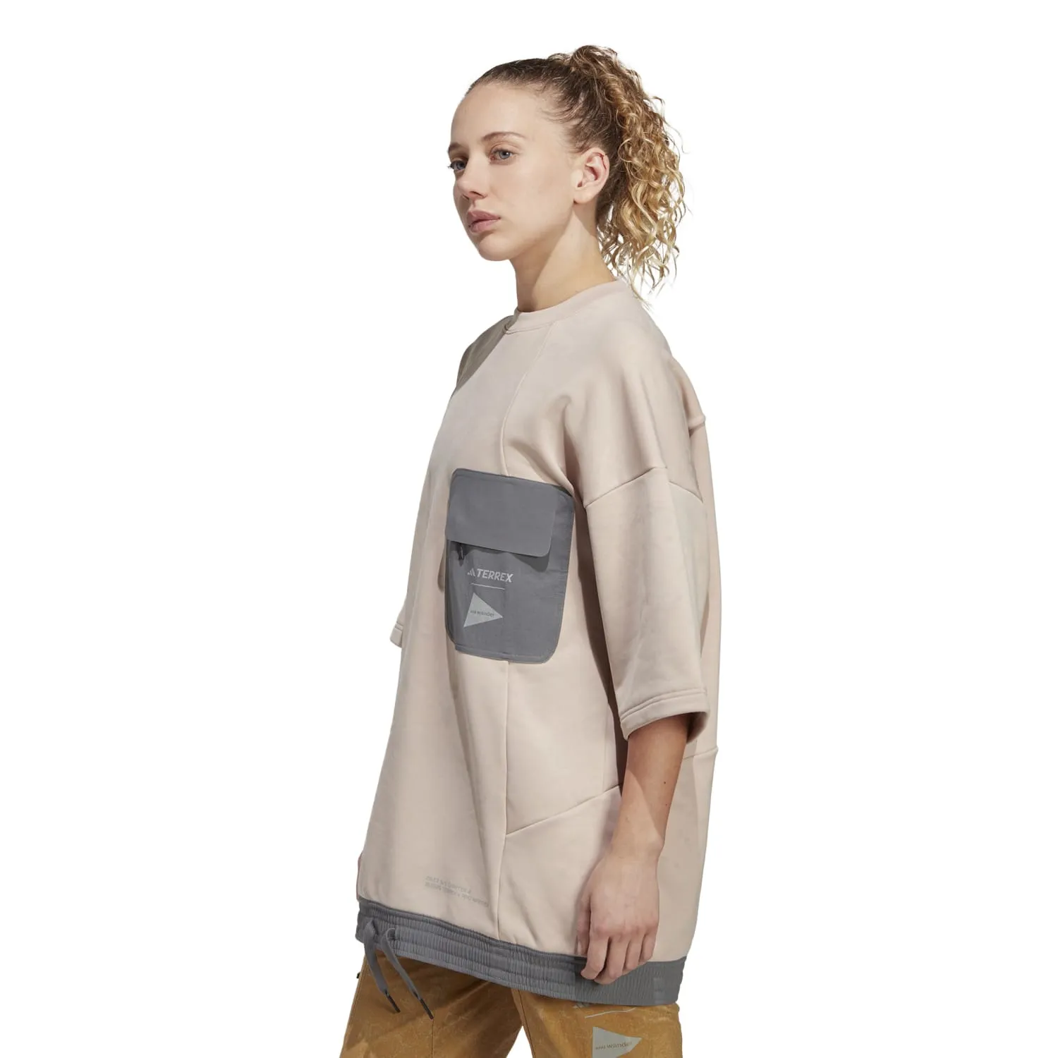 Adidas Outdoor Women AWD Tunic Taupe HR7137