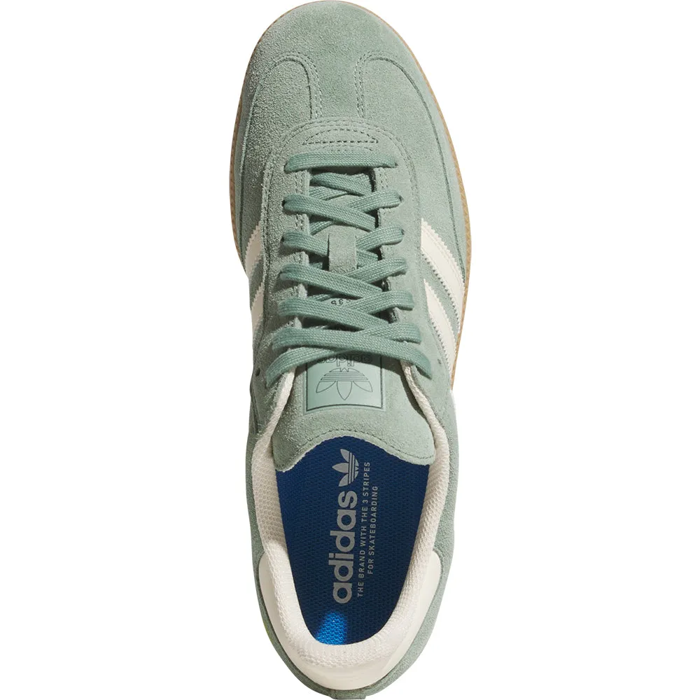 Adidas Samba ADV Shoes Silver Green/Wonder White/Gold Metallic