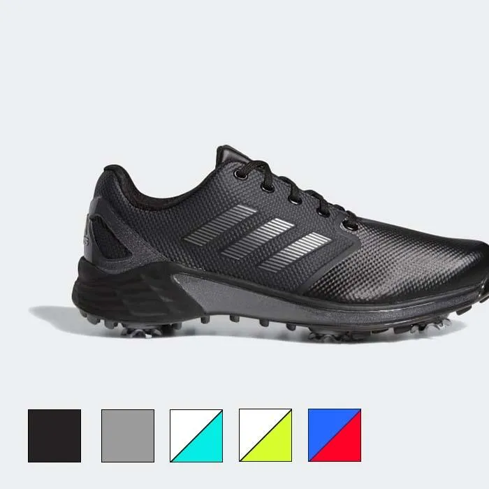 Adidas ZG21 Golf Shoes 8.5 Core Black / Dark Silver Metall Medium