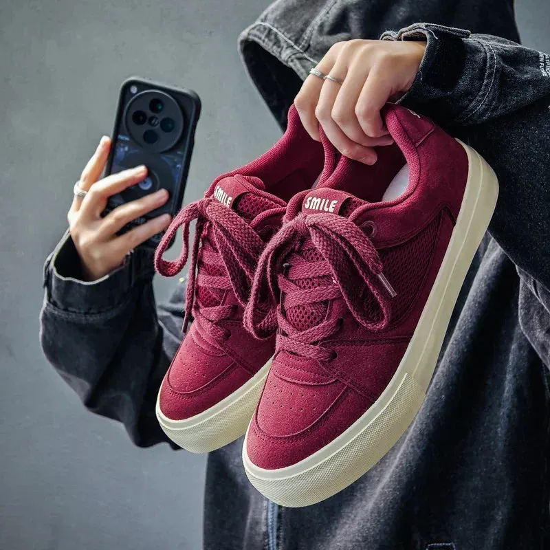 ADVBRIDGE  -  Summer New Low-top Anti-slip Wear-resistant Thick Sole Increase Outdoor Comfortable Fashion Casual Retro Canvas Shoes