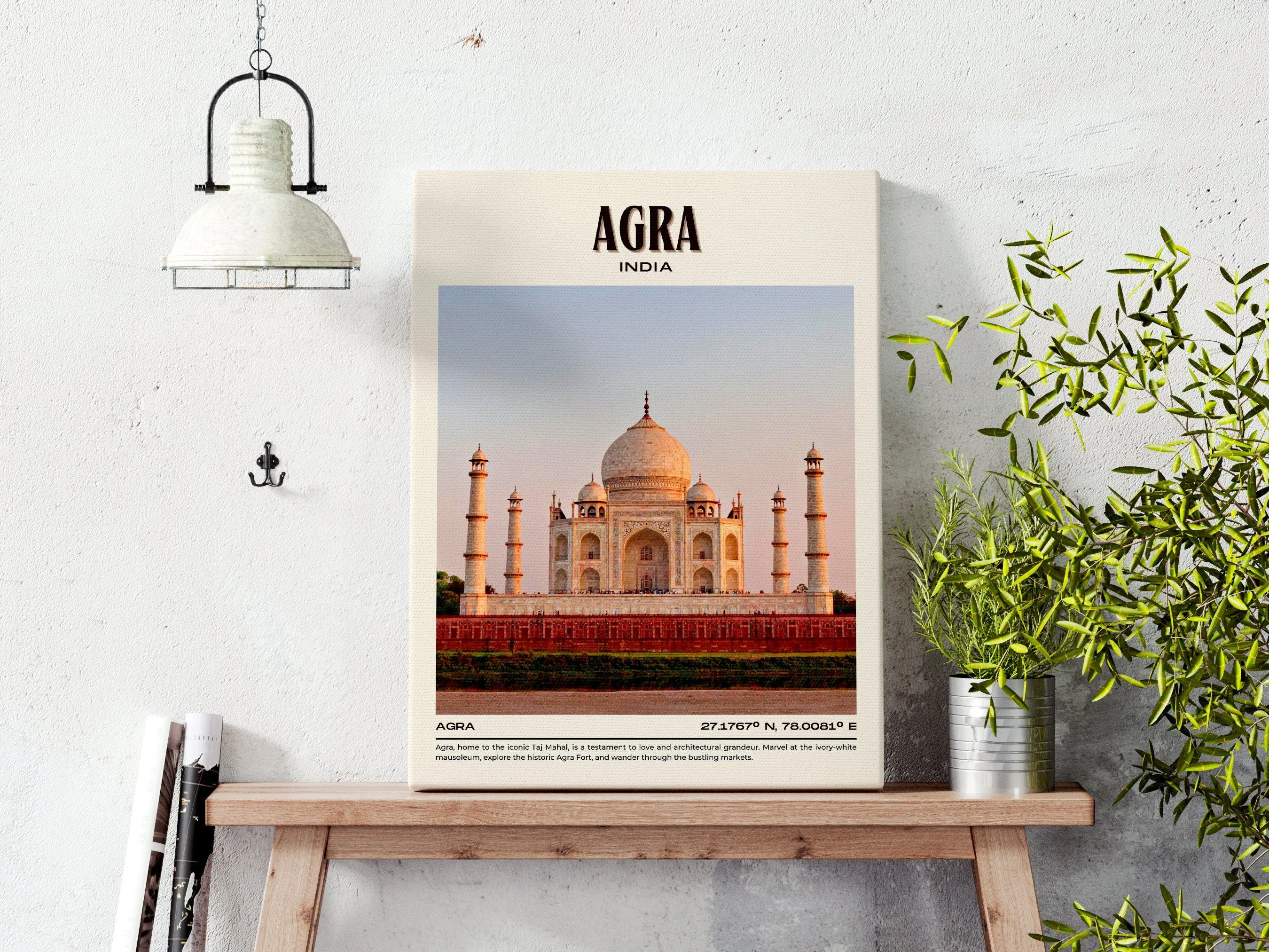 Agra Vintage Wall Art, India