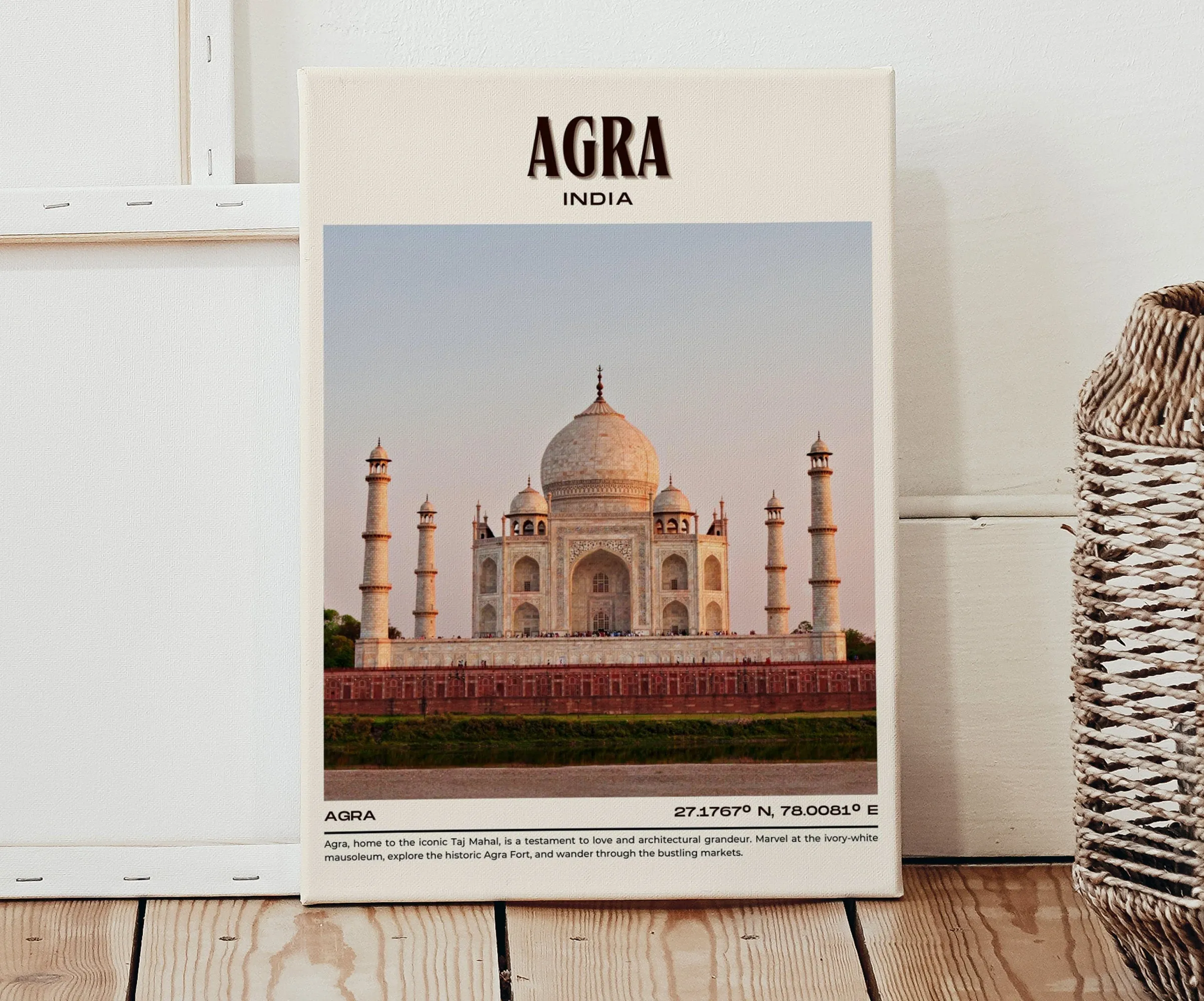Agra Vintage Wall Art, India