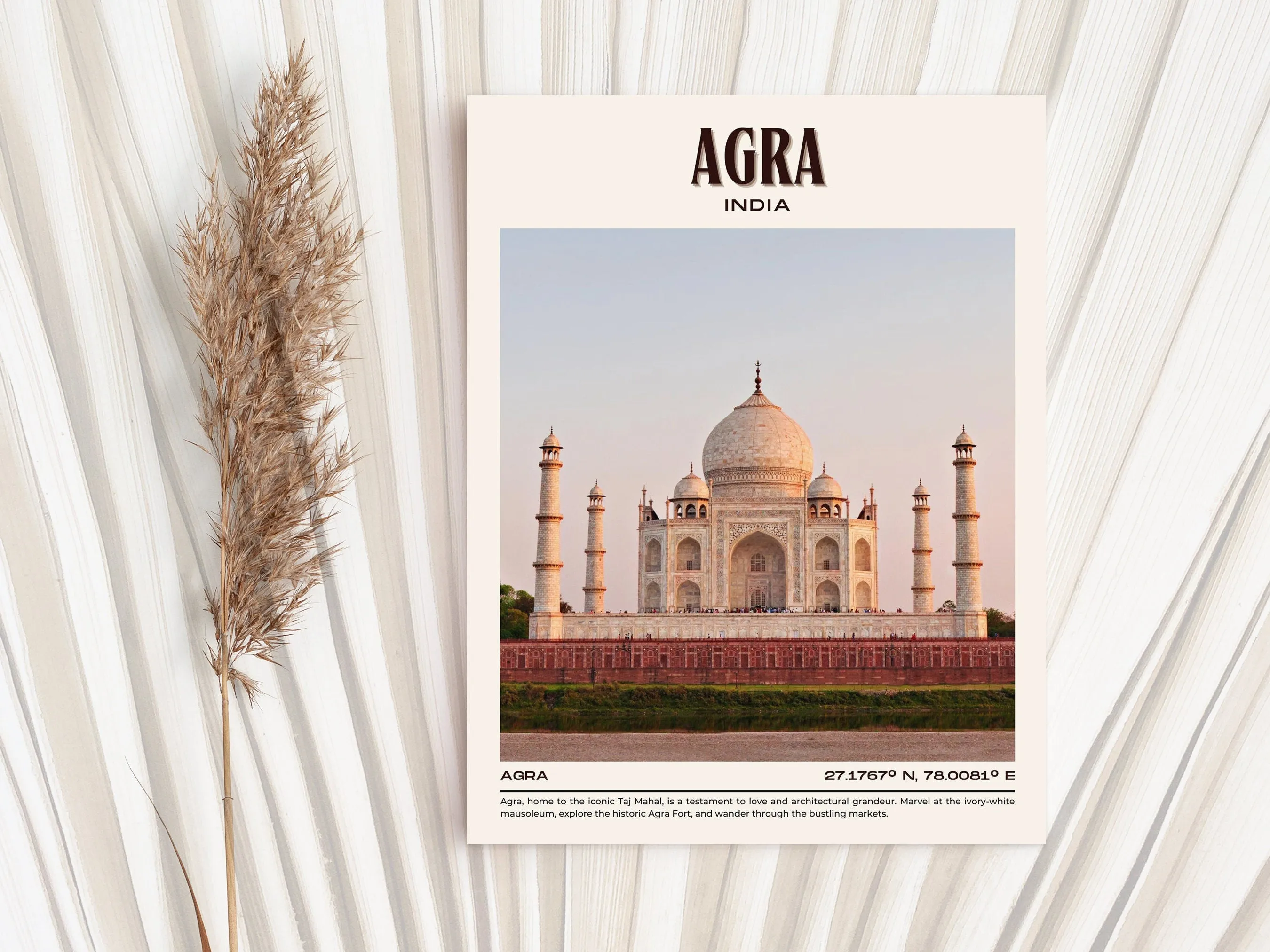Agra Vintage Wall Art, India