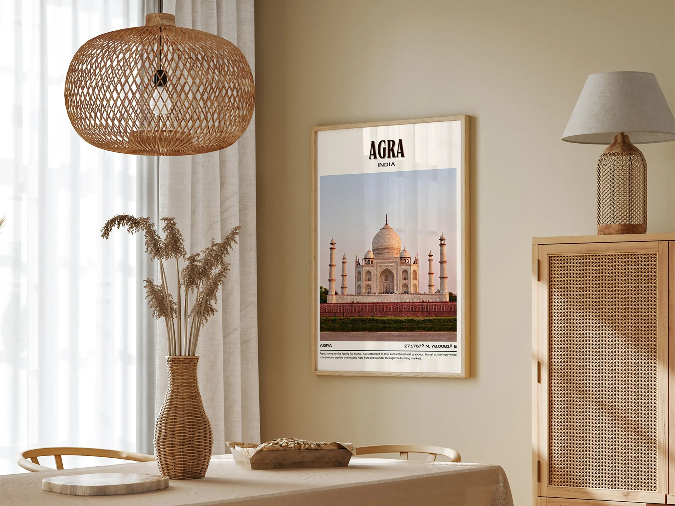 Agra Vintage Wall Art, India