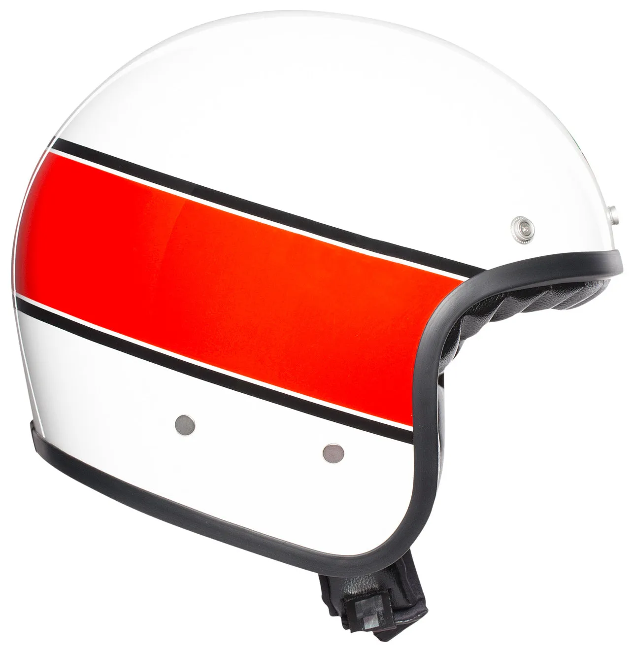 AGV X70 Helmet Mino Graphic White/Orange Open Face Summer Motorcycle/A