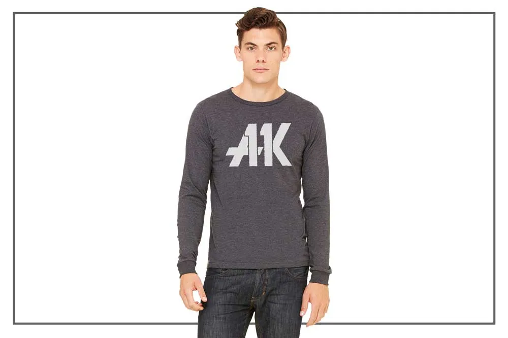 AK11 Dark Gray Long-Sleeved Jersey Tee