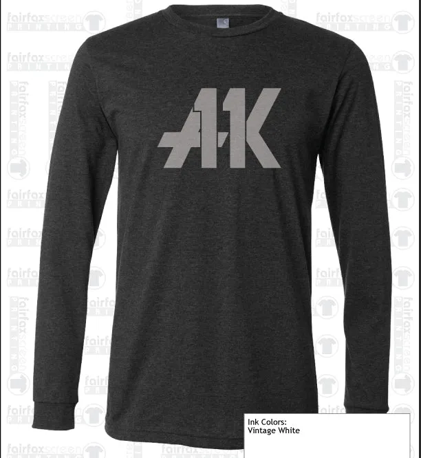 AK11 Dark Gray Long-Sleeved Jersey Tee