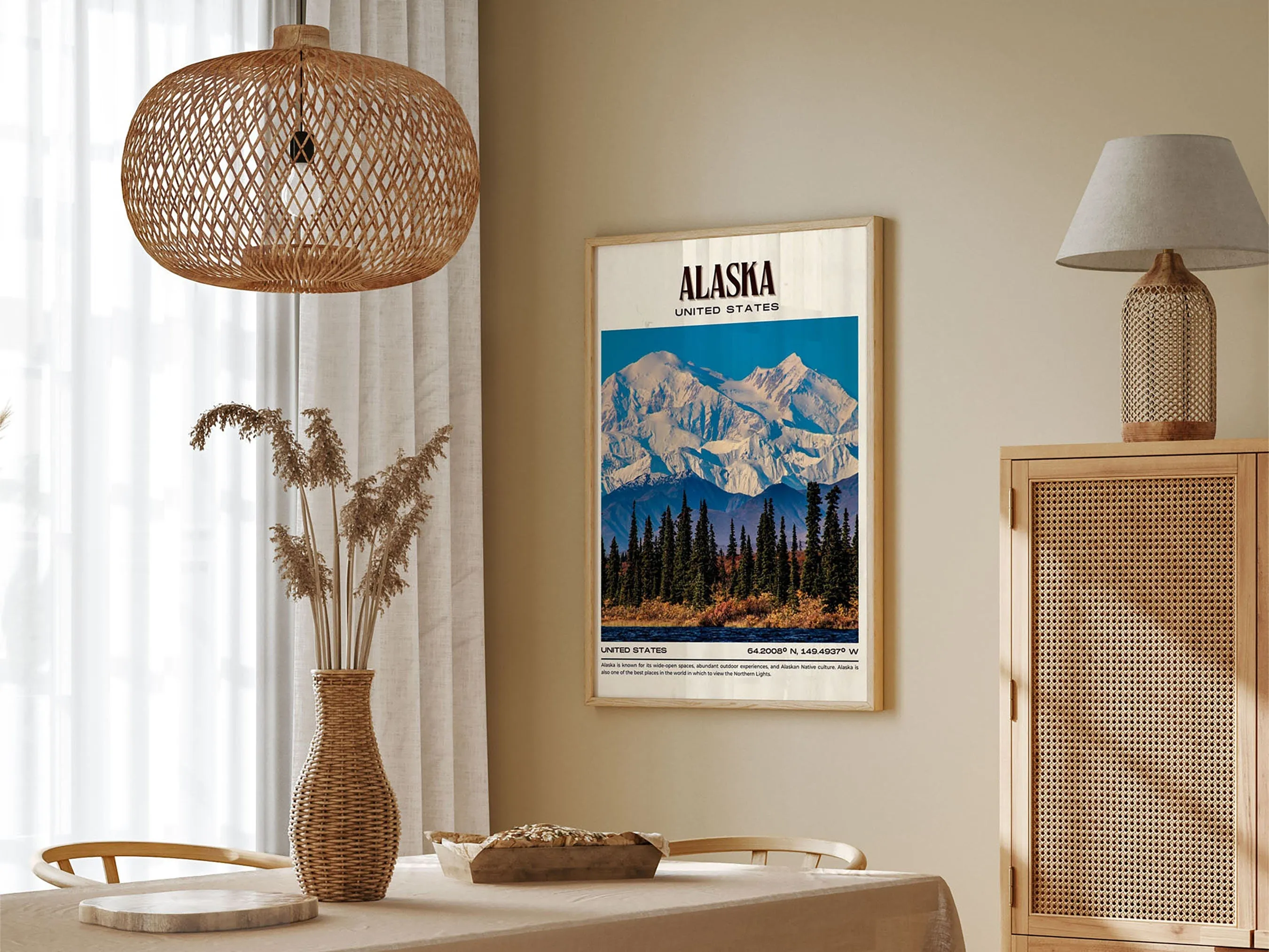 Alaska Vintage Wall Art, United States