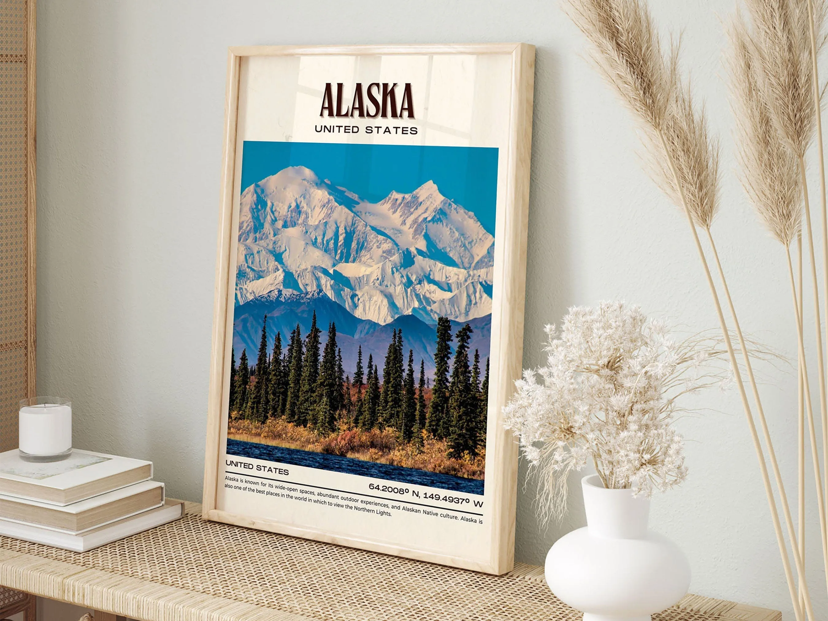 Alaska Vintage Wall Art, United States