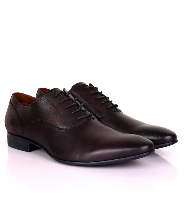 Aldo Oxford Closed Stitching Lace-up Shoes|Coffee