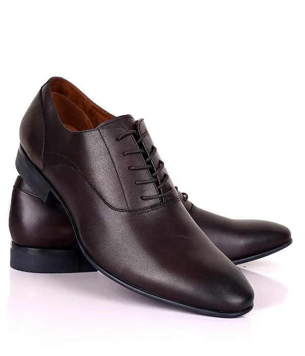 Aldo Oxford Closed Stitching Lace-up Shoes|Coffee