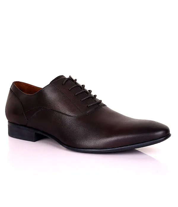 Aldo Oxford Closed Stitching Lace-up Shoes|Coffee