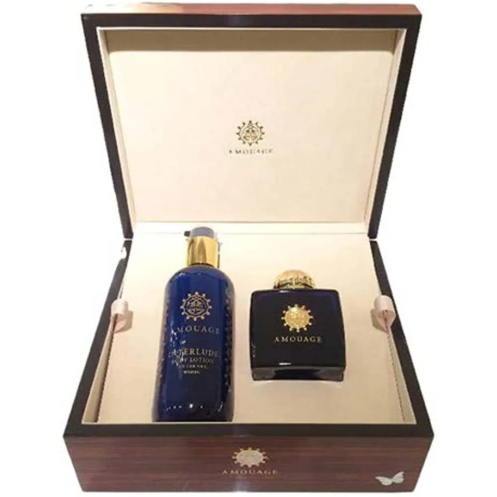 Amouage Interlude Gift Set Eau De Parfum For Men 100ml 300ml