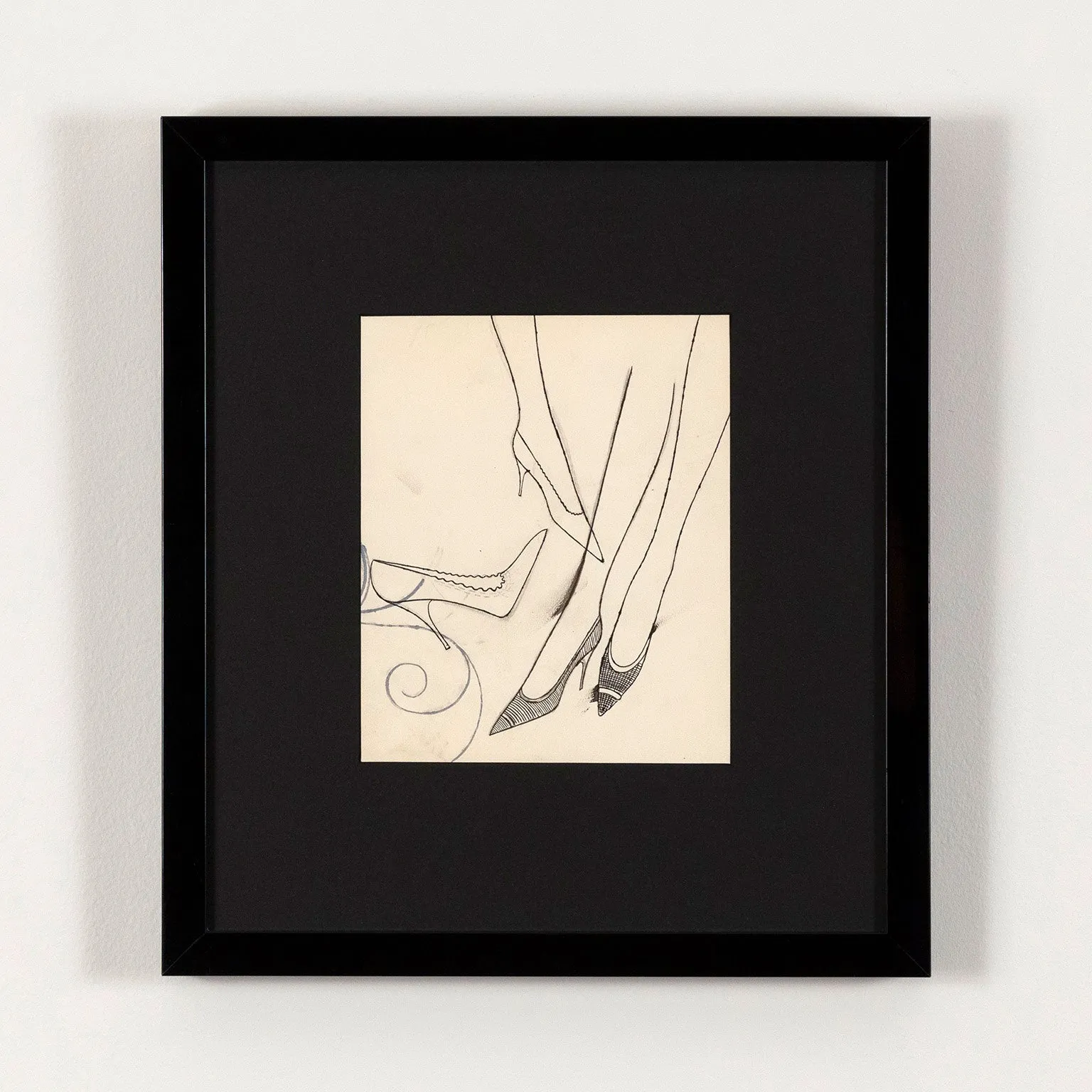 ANDY WARHOL "FASHION SHOES", 1954
