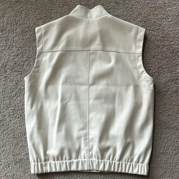 Anthropologie Pilcro Faux Leather Biker Vest!