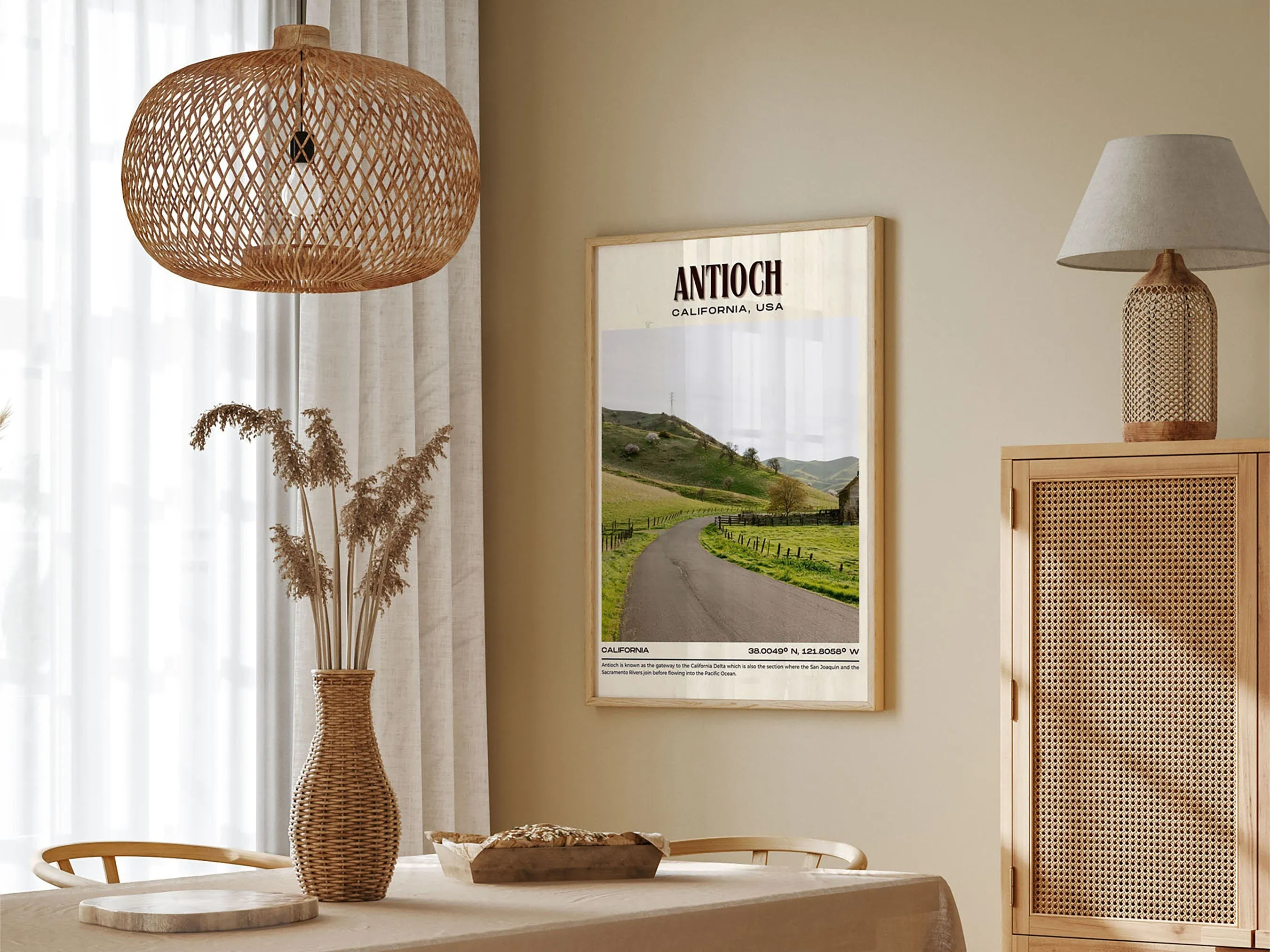 Antioch Vintage Wall Art, California, USA